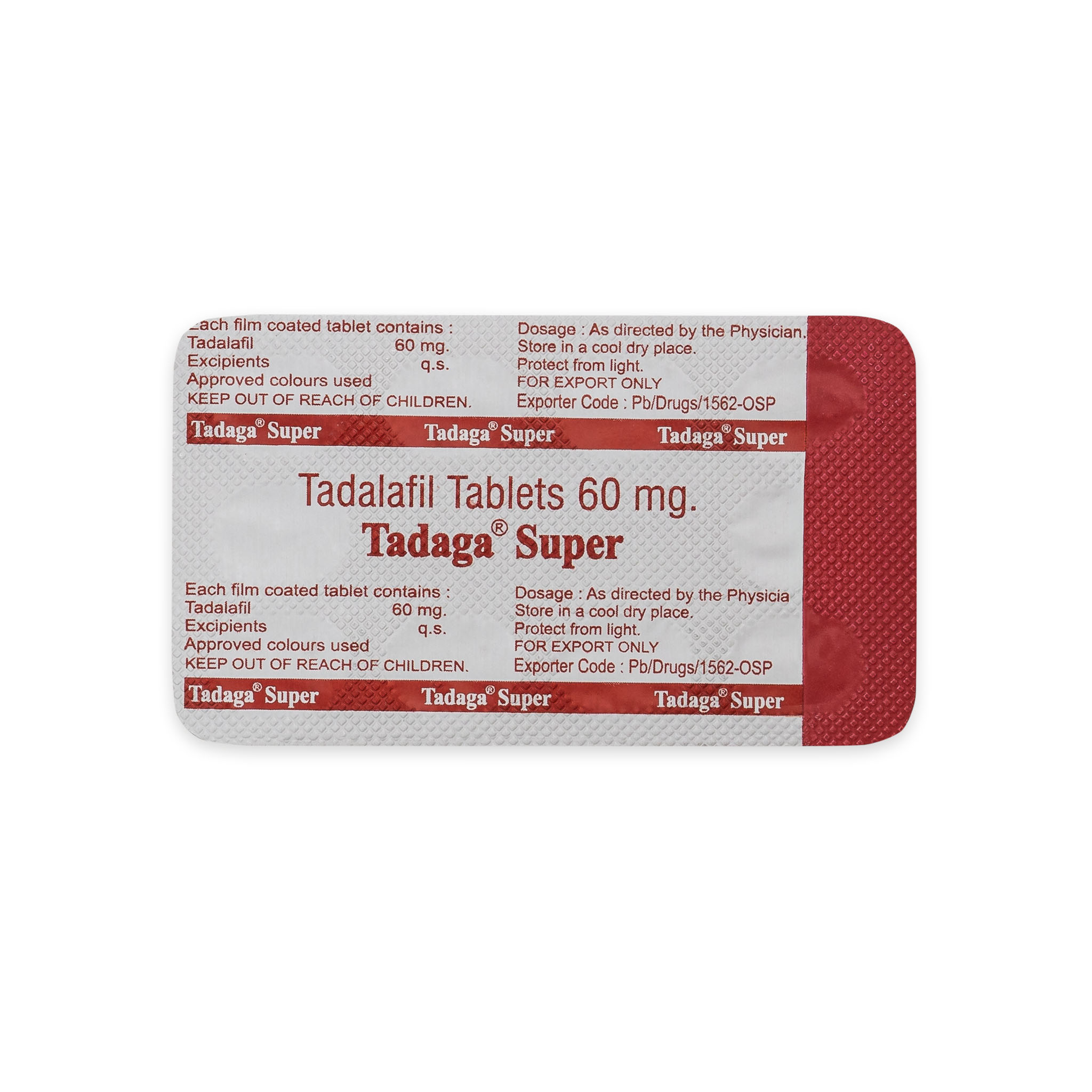 Tadaga Super 60 mg